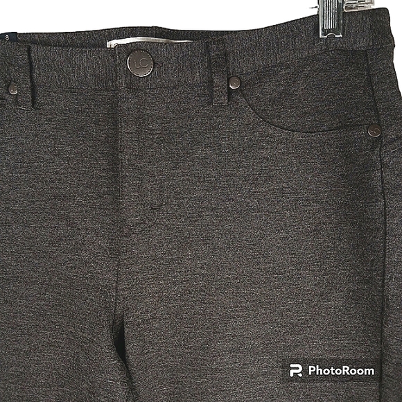 LC Women's Leggings Size 8 Black Heathered Stretch LAUREN CONRAD Rayon Blend - Picture 1 of 7